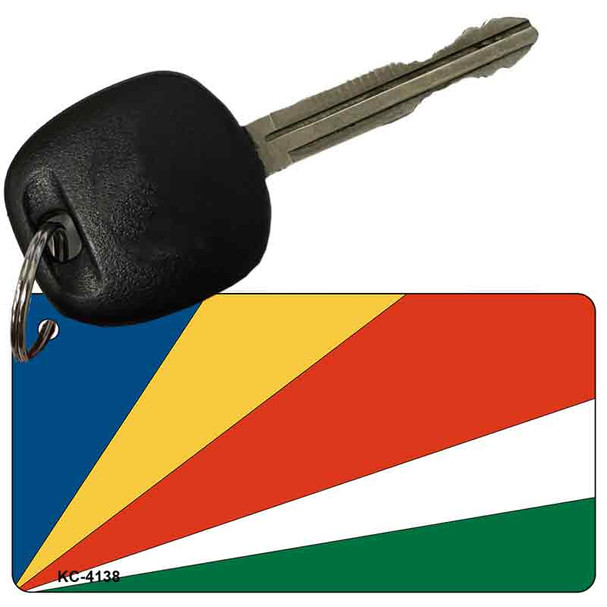 Seychelles Flag Wholesale Novelty Key Chain