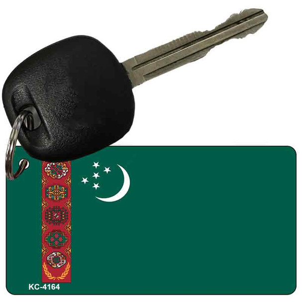 Turkmenistan Flag Wholesale Novelty Key Chain