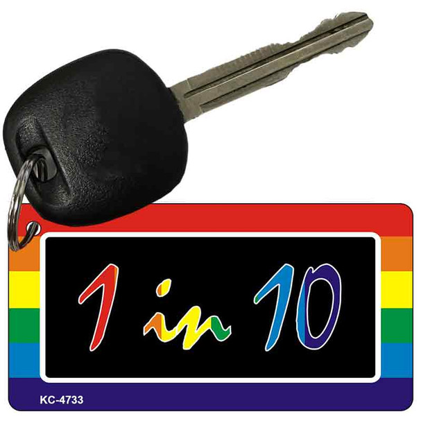 1 in 10 Rainbow Designs Wholesale Novelty Key Chain