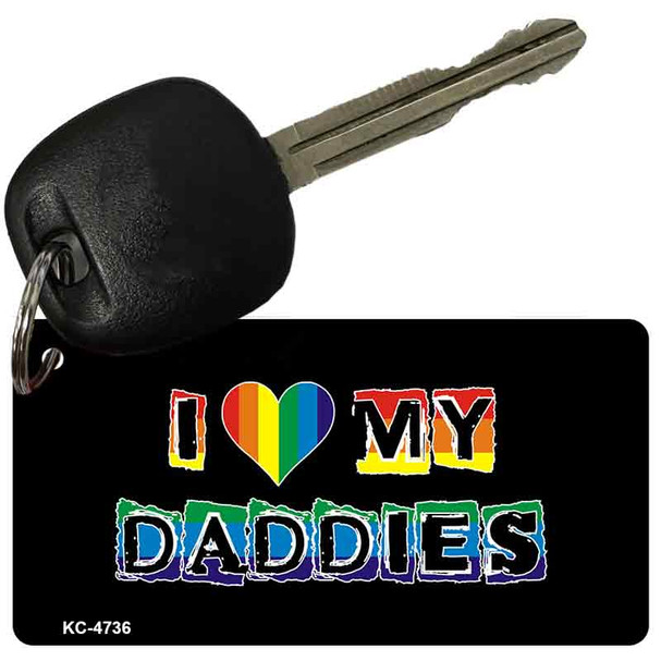 Love My Daddies Rainbow Designs Wholesale Novelty Key Chain