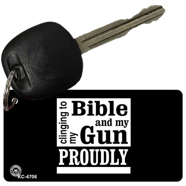 Bible & Gun Wholesale Novelty Key Chain