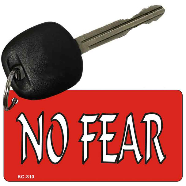 No Fear Red Wholesale Novelty Key Chain