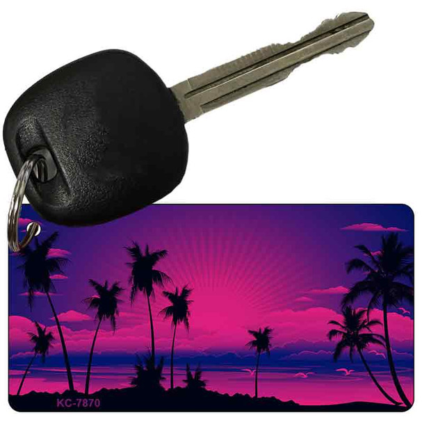 Sunset Purple Wholesale Novelty Key Chain