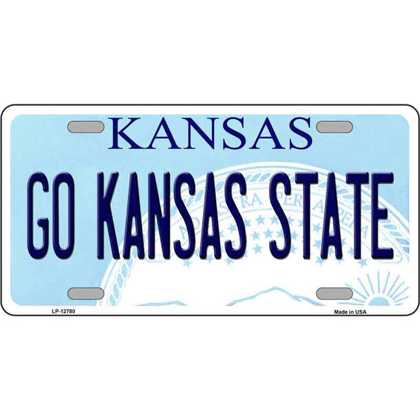 Go Kansas State Wholesale Novelty Metal License Plate Tag