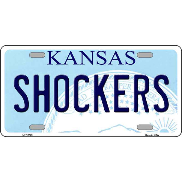 Shockers Wholesale Novelty Metal License Plate Tag