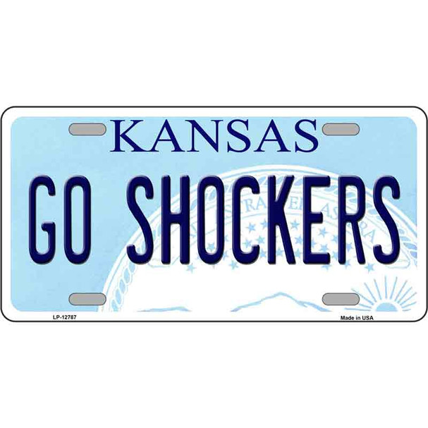 Go Shockers Wholesale Novelty Metal License Plate Tag