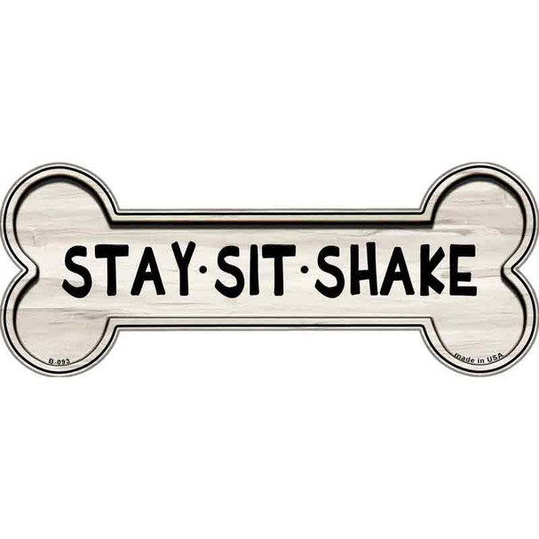 Stay Sit Shake Wholesale Novelty Metal Bone Magnet