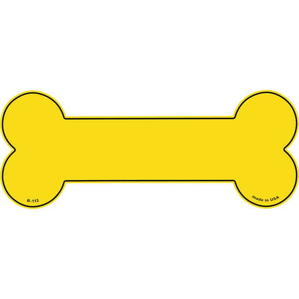 Yellow Wholesale Novelty Metal Bone Magnet