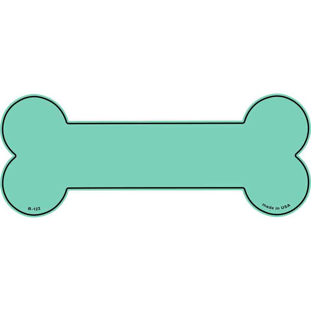 Teal Wholesale Novelty Metal Bone Magnet