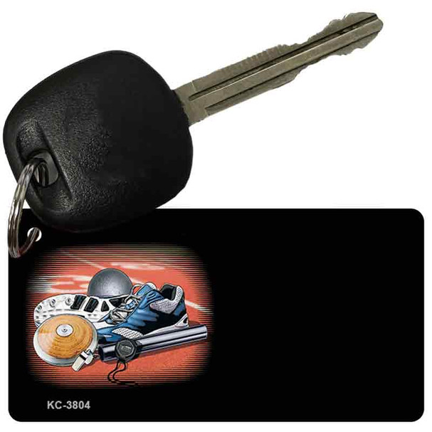 Track & Field OffSet Wholesale Novelty Key Chain KC-3804