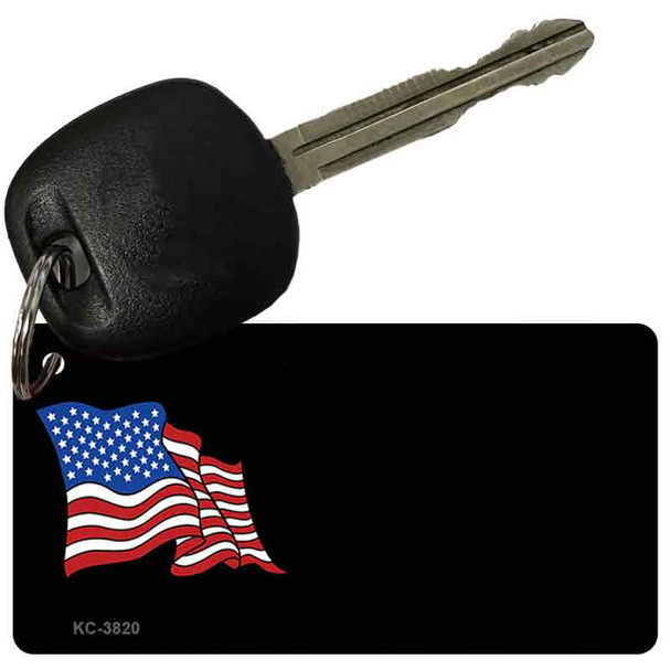 American Flag OffSet Wholesale Novelty Key Chain