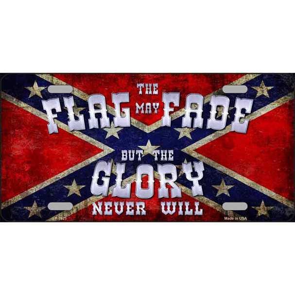 Flag May Fade Novelty Wholesale Metal License Plate