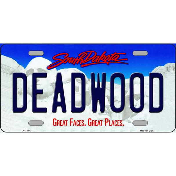 Deadwood South Dakota Wholesale Novelty Metal License Plate Tag