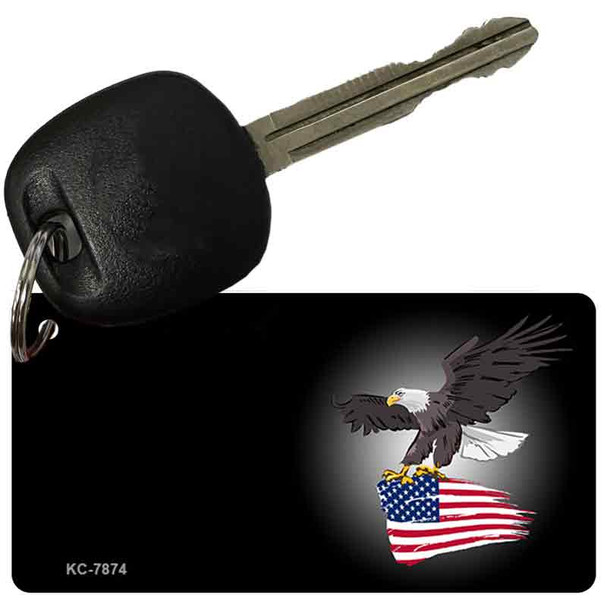 Eagle Flag Offset Wholesale Novelty Key Chain