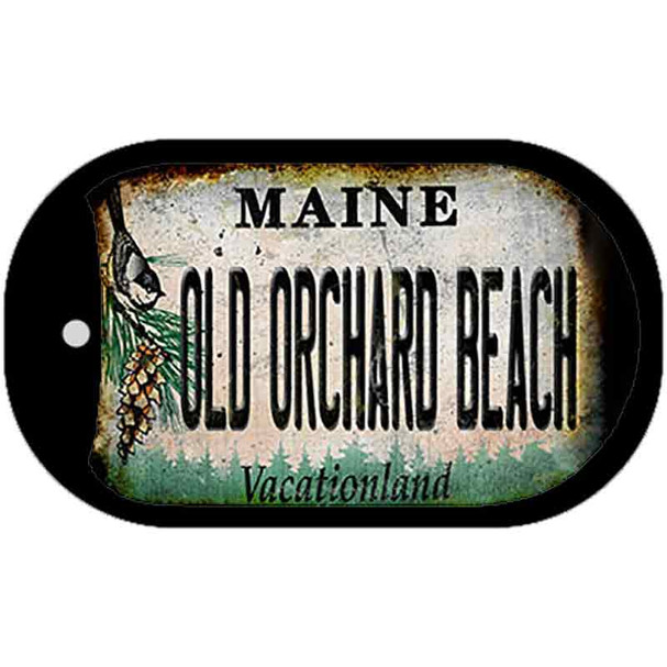 Old Orchard Beach Maine Rusty Wholesale Novelty Metal Dog Tag Necklace