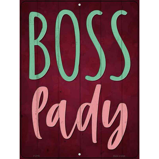 Boss Lady Wholesale Novelty Metal Parking Sign