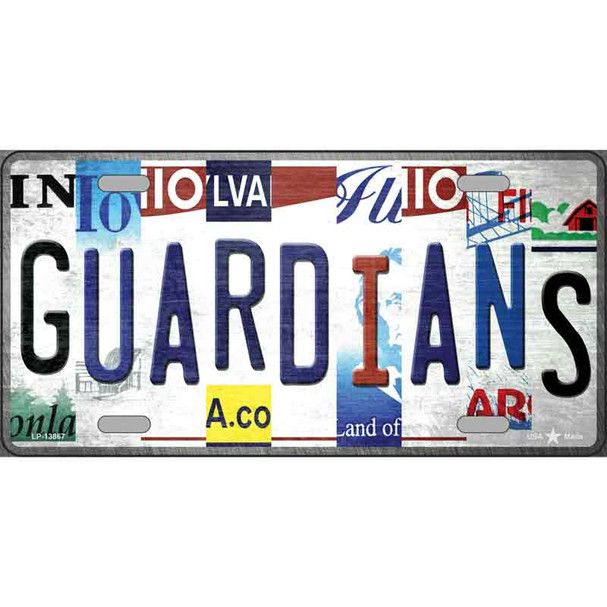 Guardians Strip Art Wholesale Novelty Metal License Plate Tag