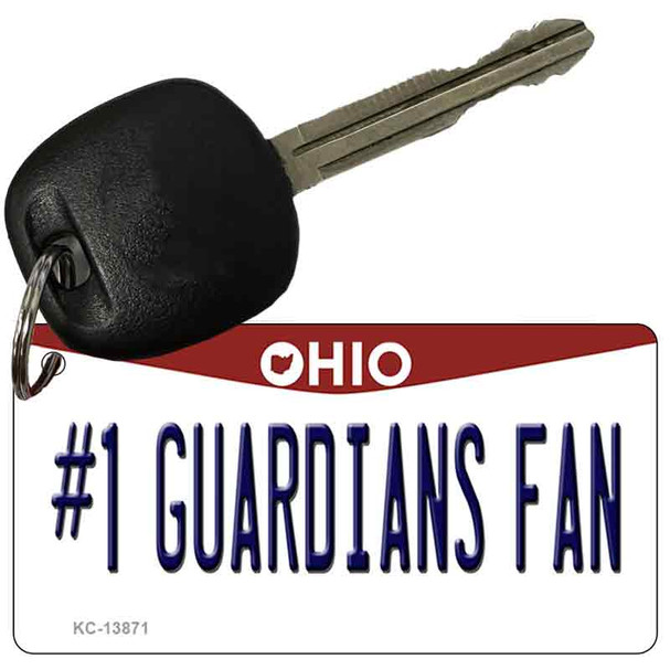 Number 1 Guardians Fan Ohio Wholesale Novelty Metal Key Chain