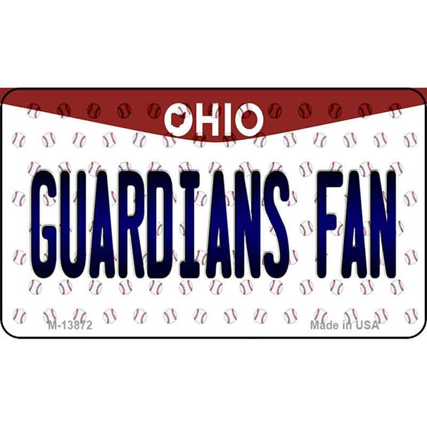 Guardians Fan Ohio Overlay Wholesale Novelty Metal Magnet