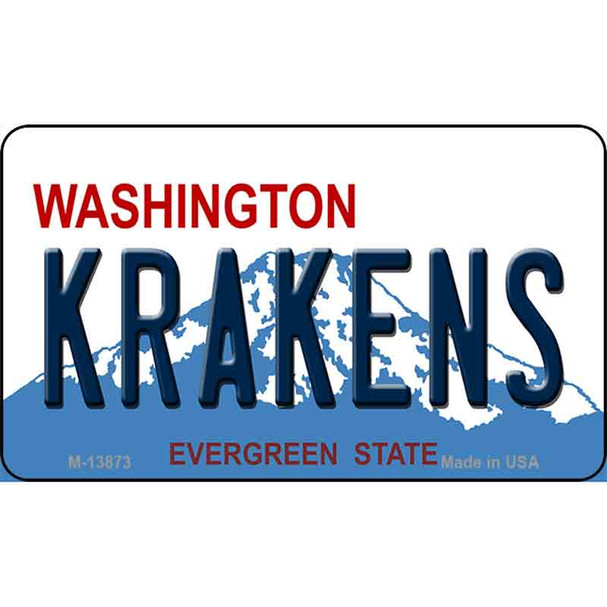Krakens Washington Wholesale Novelty Metal Magnet