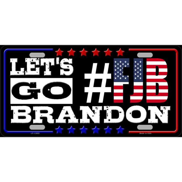 Lets Go Brandon Wholesale Metal Novelty License Plate LP-13955