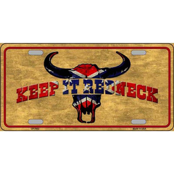 Keep It Redneck Novelty Wholesale Metal License Plate