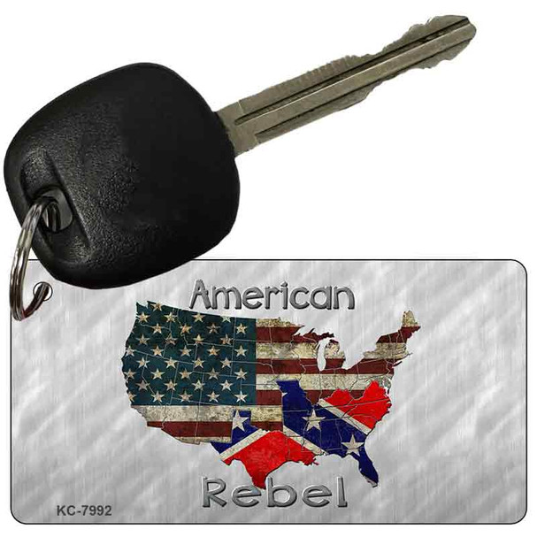 American Rebel Map Wholesale Novelty Key Chain