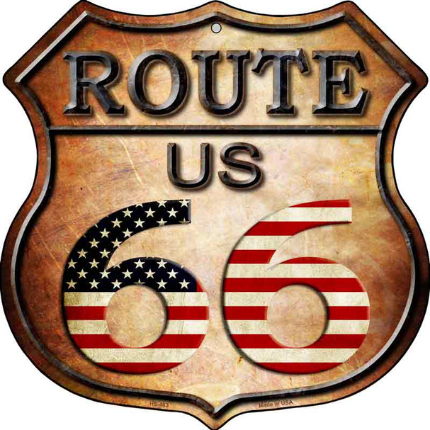 Route 66 American Vintage Wholesale Metal Novelty Highway Shield