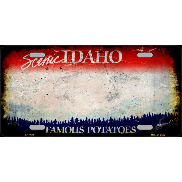 Idaho State Rusty Novelty Wholesale Metal License Plate