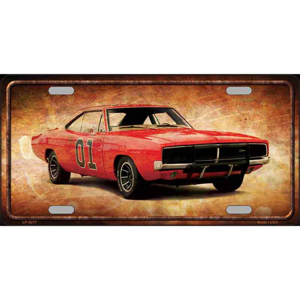 General Lee Vintage Novelty Wholesale Metal License Plate