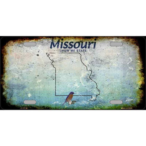 Missouri Rusty Novelty Wholesale Metal License Plate