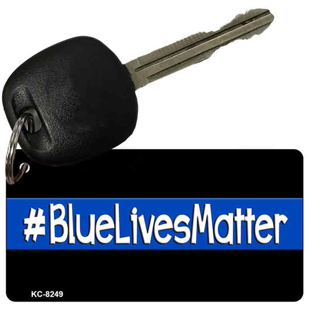 Blue Lives Matter Black Wholesale Novelty Key Chain