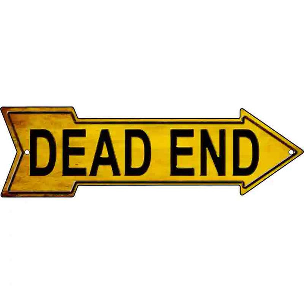 Dead End Wholesale Novelty Metal Arrow Sign