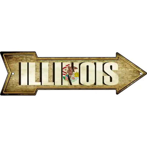 Illinois Wholesale Novelty Metal Arrow Sign