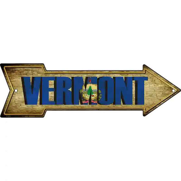 Vermont Wholesale Novelty Metal Arrow Sign