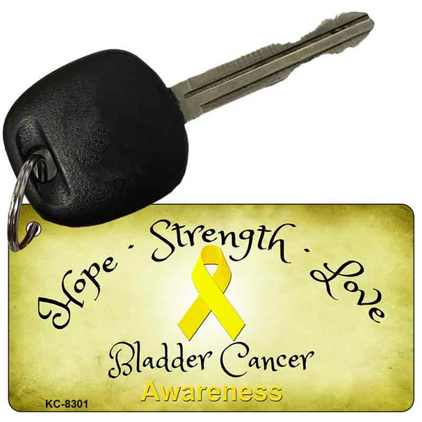 Bladder Cancer Ribbon Wholesale Novelty Key Chain