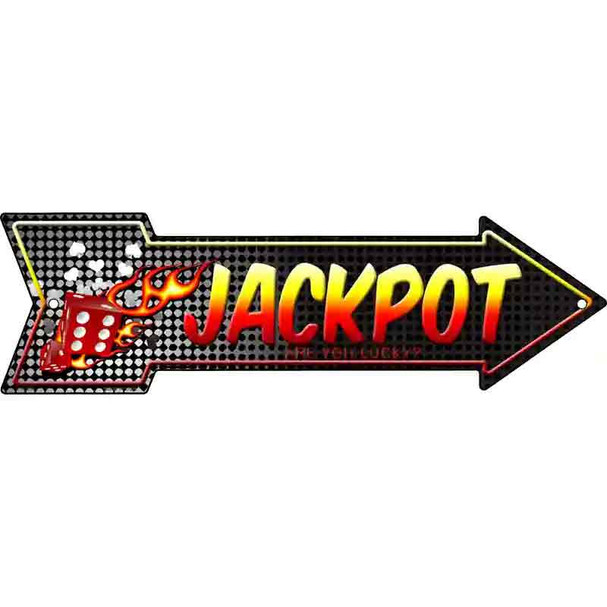 Jackpot Wholesale Novelty Metal Arrow Sign