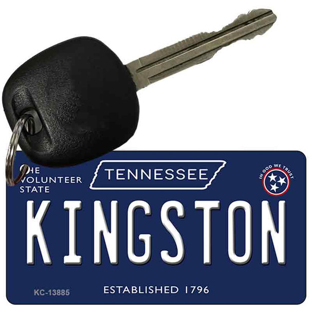 Kingston Tennessee Blue Wholesale Novelty Metal Key Chain