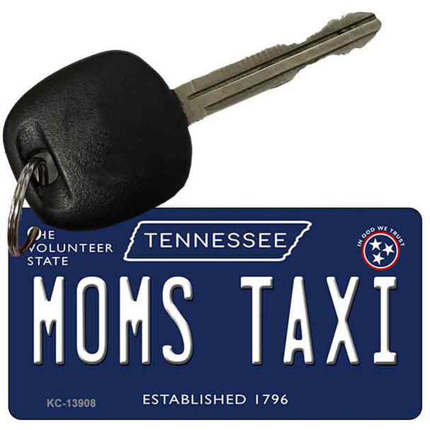 Moms Taxi Tennessee Blue Wholesale Novelty Metal Key Chain