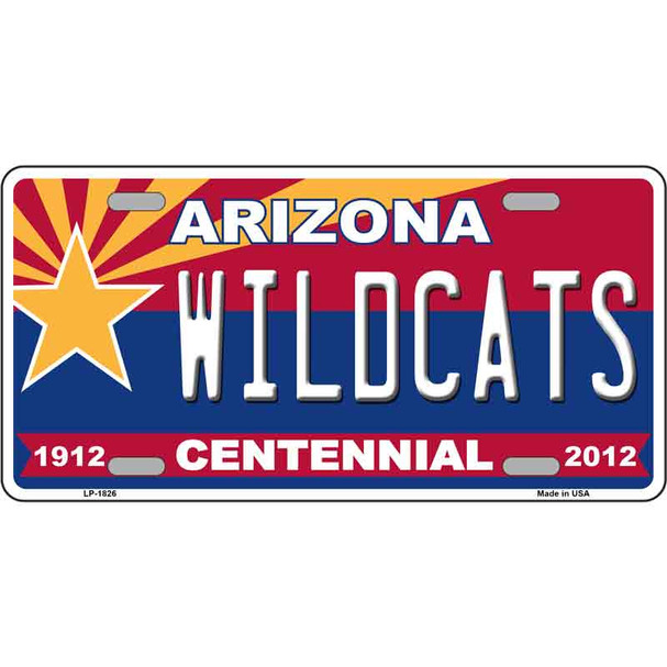 Arizona Centennial Wildcats Wholesale Metal Novelty License Plate