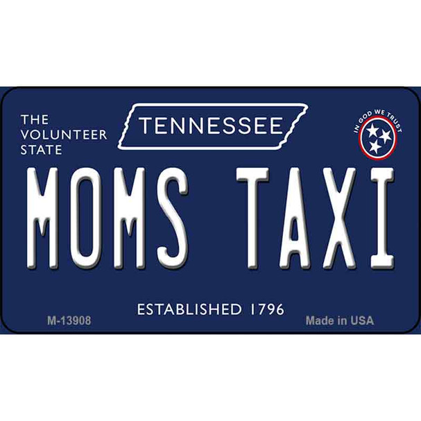 Moms Taxi Tennessee Blue Wholesale Novelty Metal Magnet