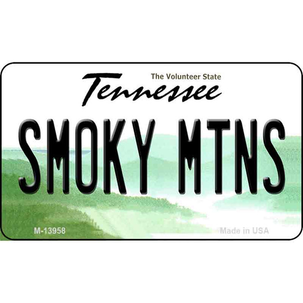 Smoky Mtns Tennessee Wholesale Novelty Metal Magnet