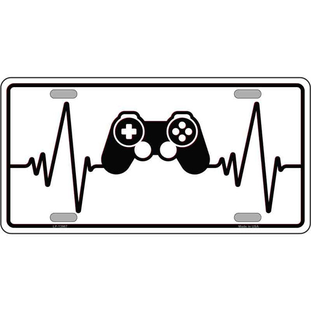 Video Games Heart Beat Wholesale Novelty Metal License Plate Tag