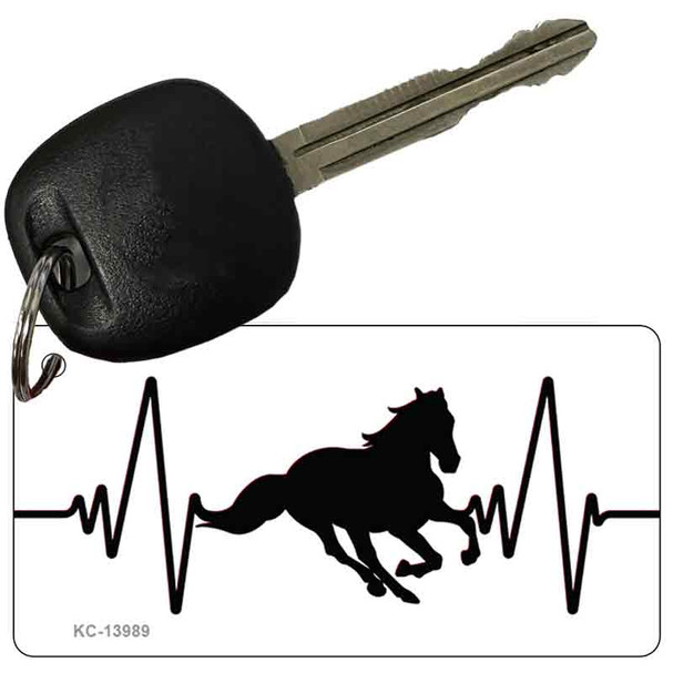 Horse Heart Beat Wholesale Novelty Metal Key Chain