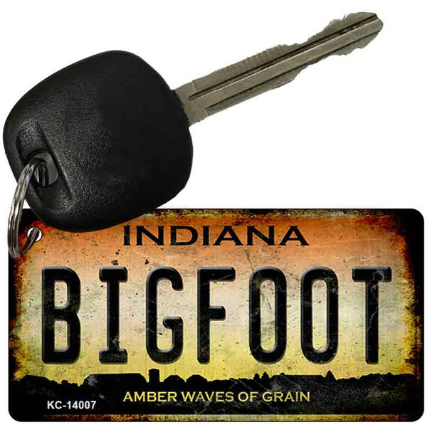 Bigfoot Indiana Wholesale Novelty Metal Key Chain