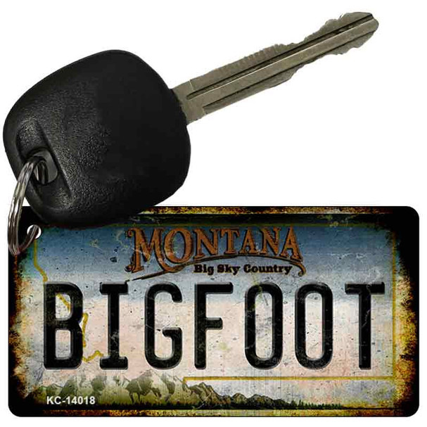 Bigfoot Montana Wholesale Novelty Metal Key Chain