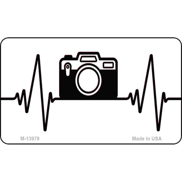 Photography Heart Beat Wholesale Novelty Metal Magnet