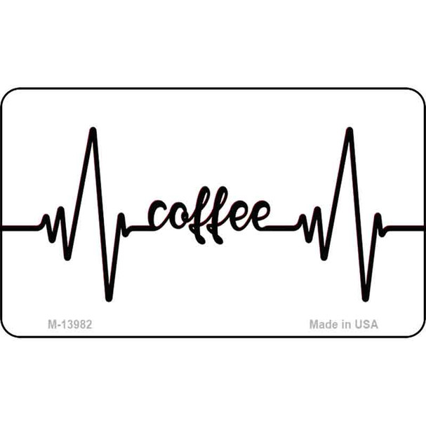 Coffee Heart Beat Wholesale Novelty Metal Magnet