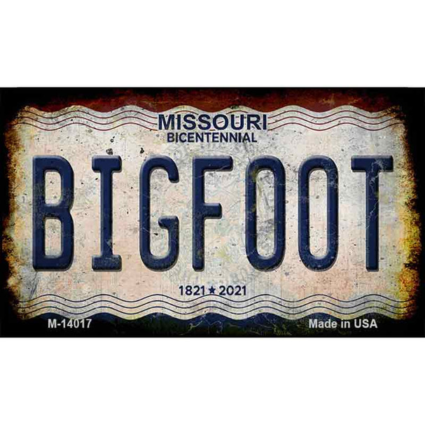 Bigfoot Missouri Wholesale Novelty Metal Magnet