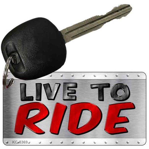 Live To Ride Wholesale Novelty Key Chain KC-8369